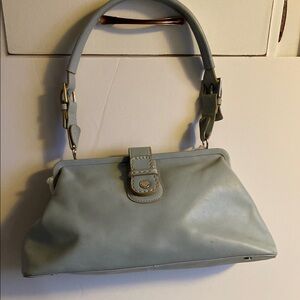Tommy Hilfiger leather powder Blue Handbag